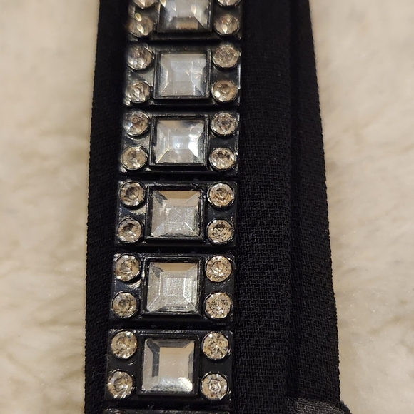 Evan Picone Black Cocktail Dress with Rhinestone Detail at Straps and Li… - Picture 8 of 8